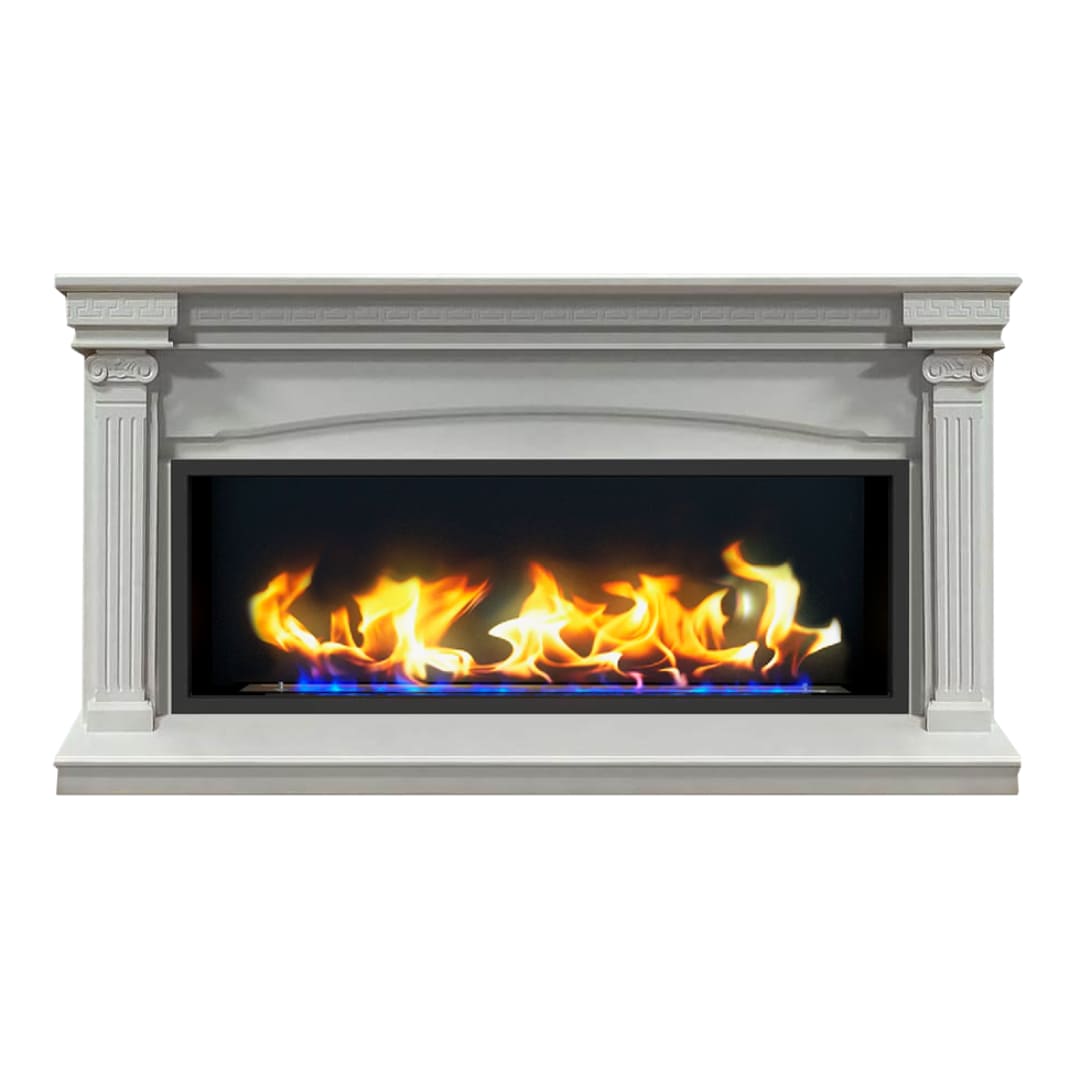 Биокамин в линейном портале "Русский огонь" Николь с защитным стеклом по цене 104 600 руб.