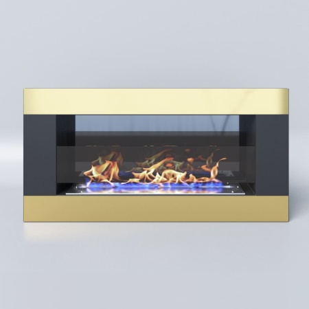 Биокамин "Русский огонь" Голд 800N настенный с защитным стеклом по цене 26 340 руб.