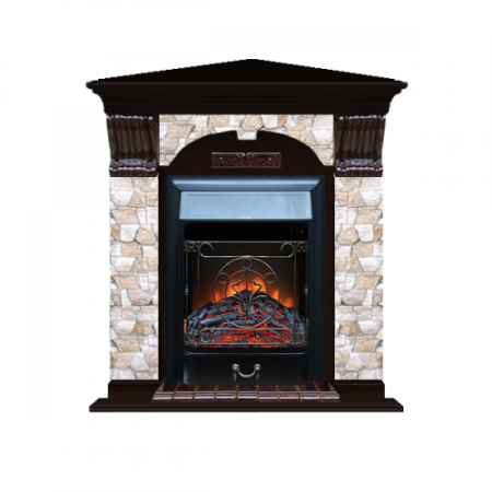 Арочный Арбат угловой (венге)+Majestic Black Арочный Арбат угловой (венге)+Majestic Black