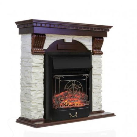 Dublin арочный сланец белый (темный дуб)+Majestic FX Black Dublin арочный сланец белый (темный дуб)+Majestic FX Black