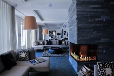 Биокамин для угловой стены Sappfire 1000 по цене 124 900 руб.