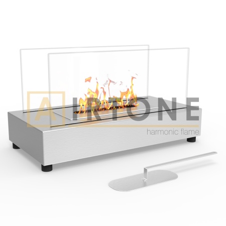 Биокамин настольный Airtone – Glaber Silver по цене 9 000 руб.
