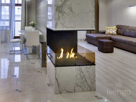 Биокамин Ivengo FG | торцевой по цене 49 790 руб.