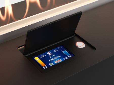 Автоматический биокамин Lux Fire Smart Flame 1800 Black по цене 